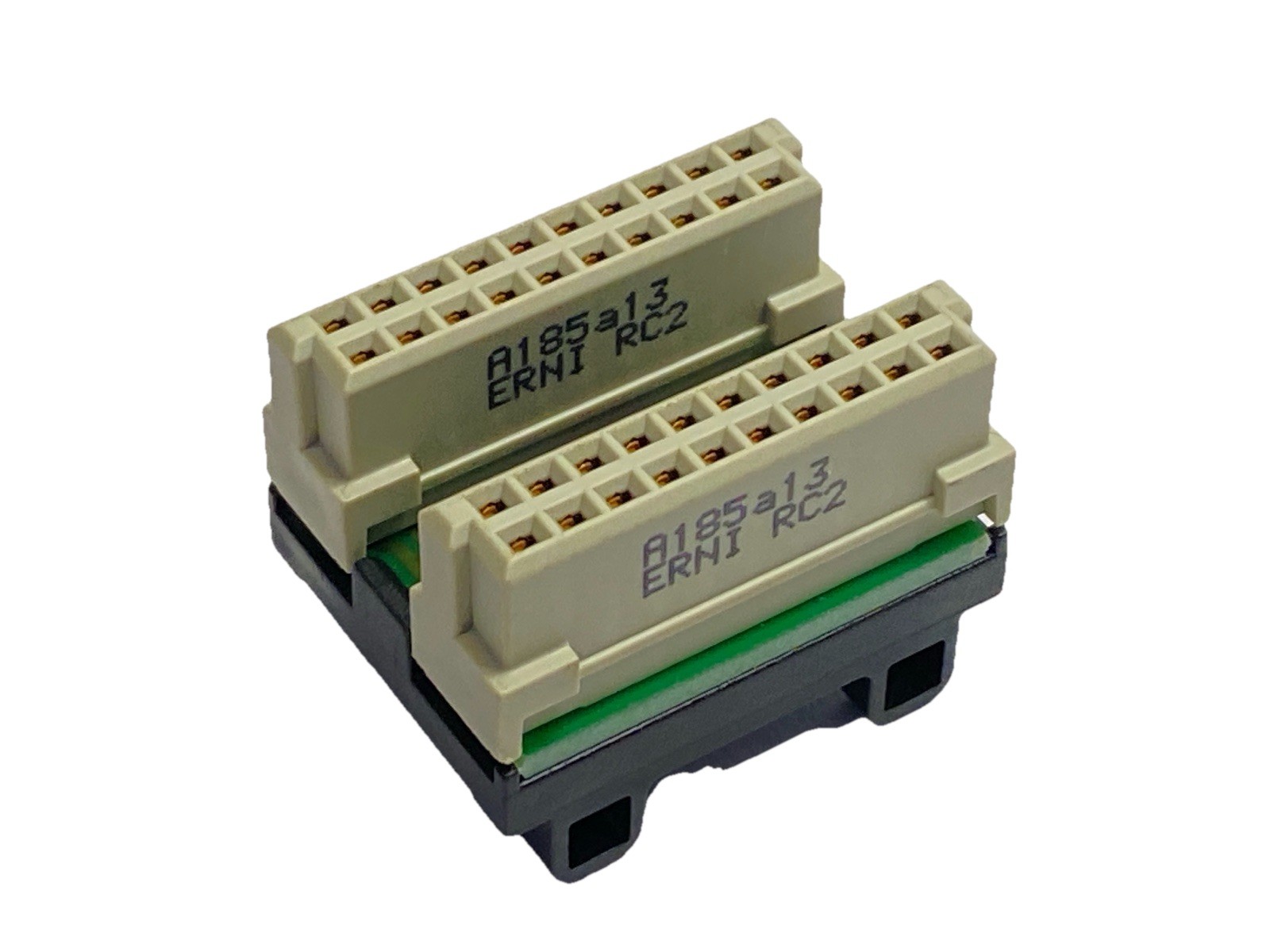 Pilz ERNI RC 2 Safety Relay Rack Extension Module Connector 95425