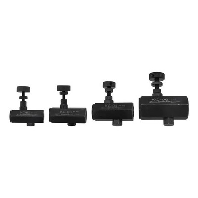 Hydraulic Throttle Valve One-way Check for Pressure Stability 60x25x25mm