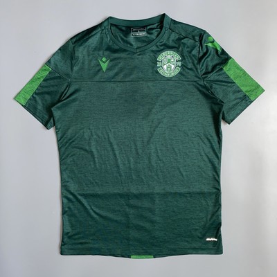 Hibernian Football Shirt Scotland Macron Training Jersey size L
