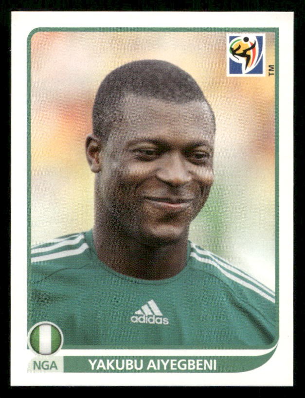 2010 Panini World Cup Stickers International #143 Yakubu Aiyegbeni