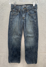 Signature By Levi Strauss Jeans Boys Youth 10 Slim Blue Relaxed Distressed Denim