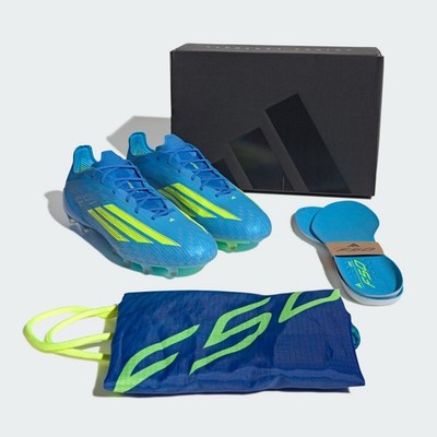adidas F50 ELITE AG JR6463 Lucid Ray Blue Team Solar Yellow 2