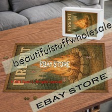 500 piece jigsaw puzzle Campfire Cabin outdoor