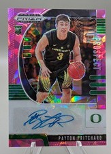 2020-21 Panini Prizm Draft Picks  Prospect Autographs Payton Pritchard Pink Ice