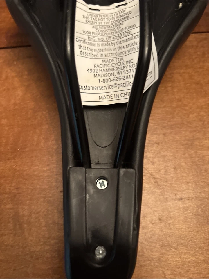 Sillín de asiento de bicicleta Mongoose negro confort repuesto Foto 4 de 4
