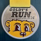 GOLDY'S RUN Running 5K Finisher 2014 Medal MINNESOTA UofM Twin Cities  St Judes  — photo 2