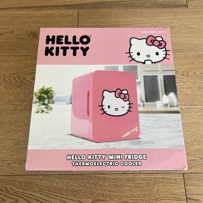 Hello Kitty Pink 6 Can Personal Mini Fridge Thermoelectric Cooler