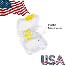 ETERFANT 500pcs Dental Bridge and Crown Pillow Box with Membrane Latch Storage