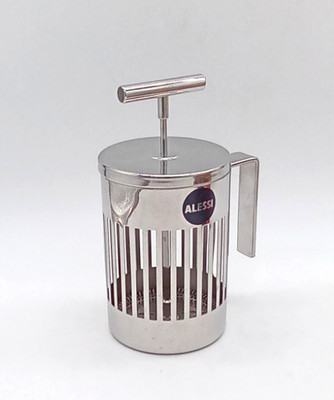 Design Klassiker: Alessi Kaffee / Teebereiter ohne Glaseinsatz