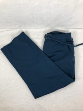 Healing Hands Purple Label Pants Womens Medium Blue Drawstring Scrub Uniform M