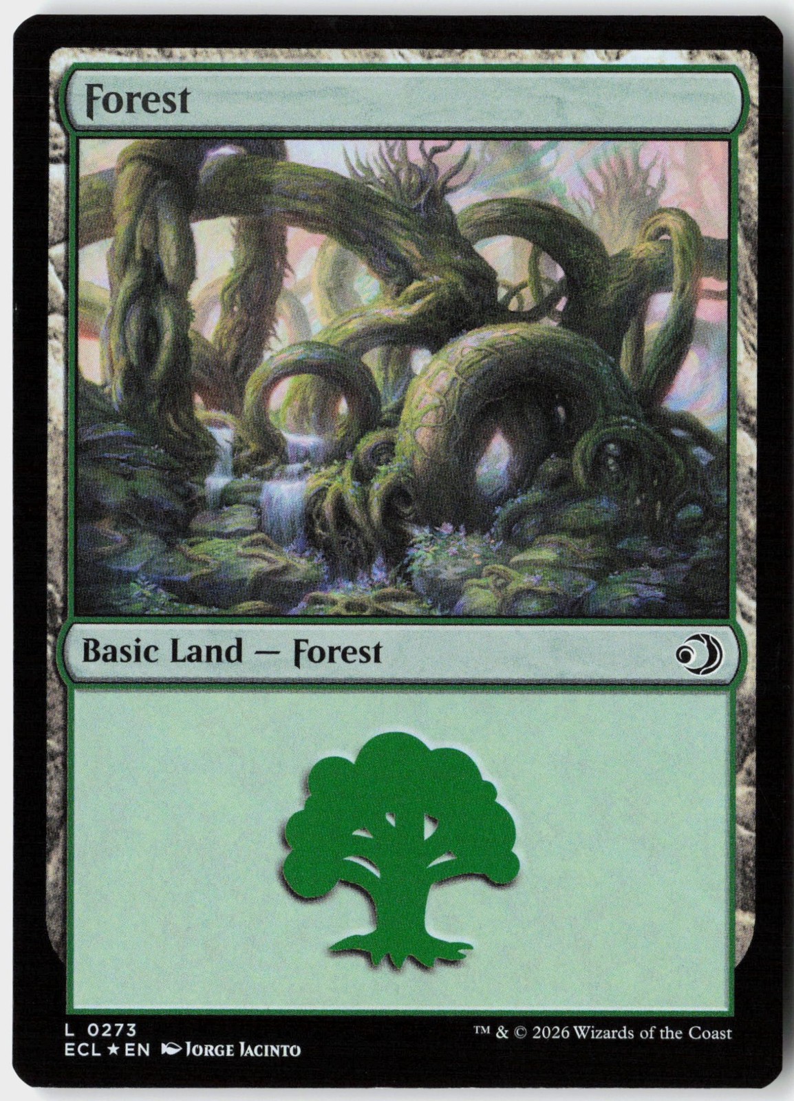 Magic - Forest (0273) Foil Lorwyn Eclipsed [ECL - 273] NM Land