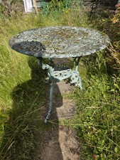 Vintage Cast Aluminium Garden Bistro Table