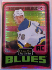 2024-25 o-pee-chee platinum #R74 Zachary Bolduc-Pink Pulsar Retro Rookie.