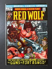 RED WOLF #1 *HIGH GRADE!* (MARVEL, 1972)  SYD SHORES!  ROY THOMAS!  LOTS OF PICS
