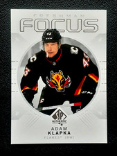 ADAM KLAPKA 2024-25 UPPER DECK SP AUTHENTIC FRESHMAN FOCUS NHL #FF-11     91296