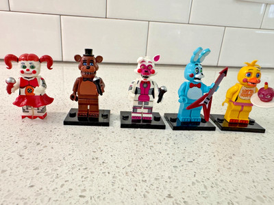 FNAF Minifigures Five Nights at Freddy's Movie Baby Fazbear Foxy Bonnie Chica +