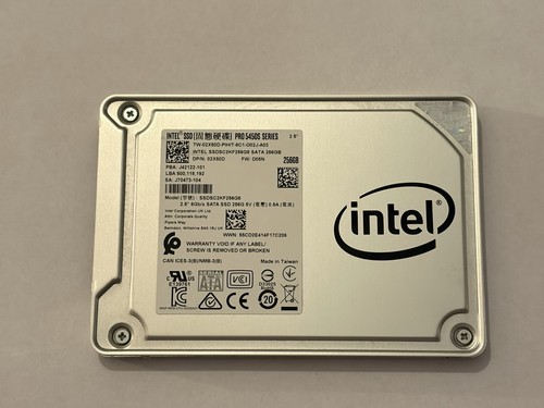 Intel SSD Pro5450S, 2,5 Zoll, 256GB, Interner Speicher, SATA, 6Gb/S