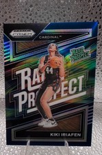 2024-25 Panini Prizm Draft Picks - Rated Prospect Kiki Iriafen #10 Blue Prizm...