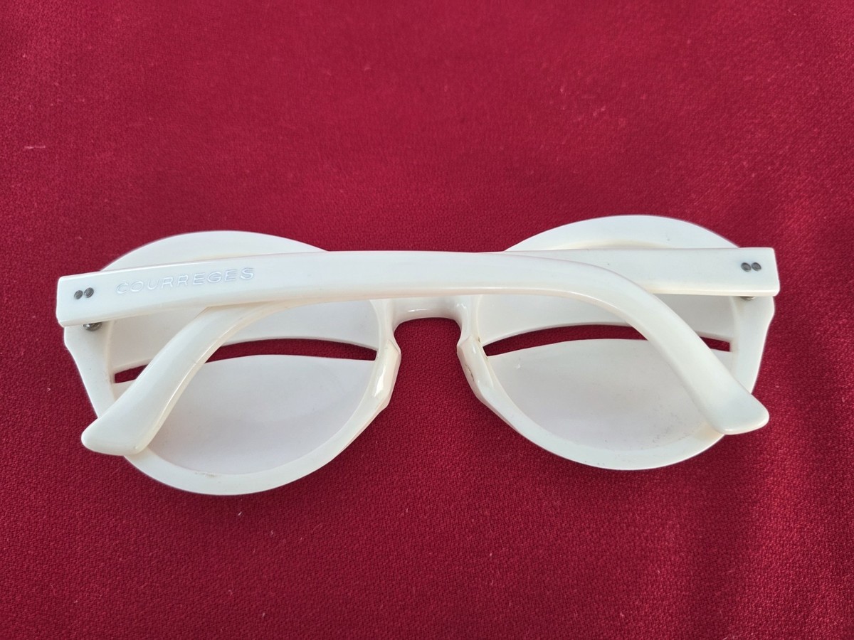 Andre Courreges 1965 Lunette Sunglasses Eskimo Eclipse RARE Iconic