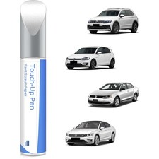 Lackstift Kompatibel VW Kratzer Reparatur Wei&szlig; 12ml Au&szlig;en Metall