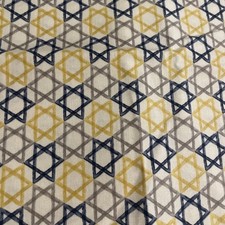 Hanukkah Star Of David Cotton Fat Quarter 18”x22” New