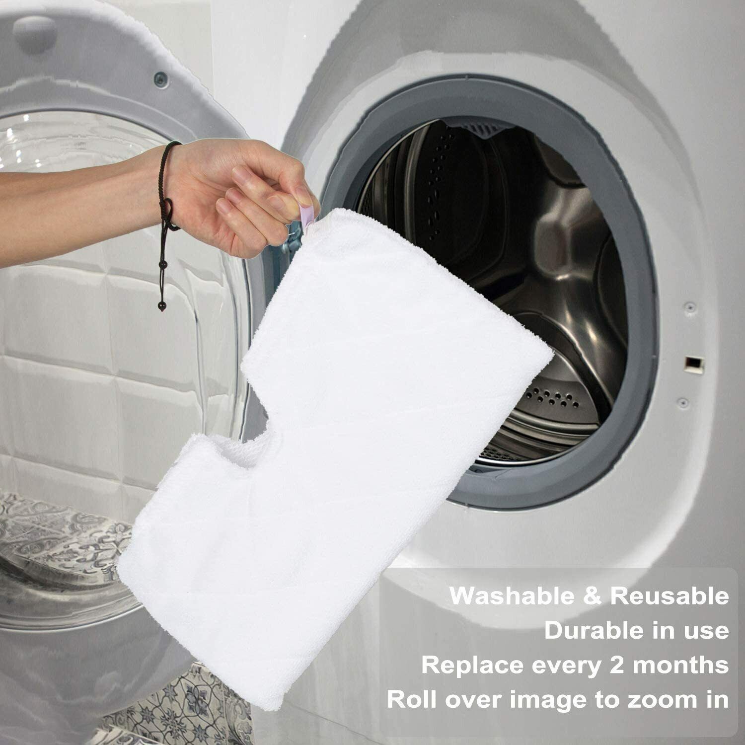 4X Steamer Pads for Shark Steam Pocket Mop S3500 Series S3501 S3601 S3550 S3901