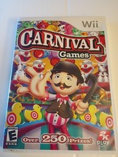 Carnival Games (Nintendo Wii, 2007) Complete with Manual