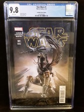 Star Wars # 1 Granov Forbidden Planet Exclusive Variant Boba Fett CGC 9.8 NM/MT