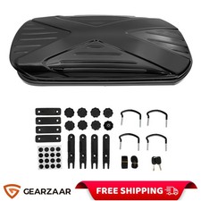 450 L Car Cargo Roof Box Finsh Gloss Black Travel Luggage New in stock 90Kg