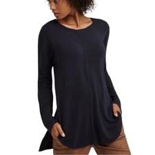 Kit and Ace Olsen Tunic Top in Dark Gray Size Large