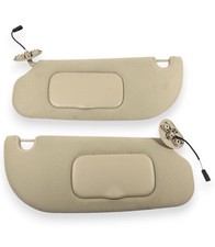2006-2010 Ford Explorer Mercury Mountaineer Sun Visors Set Pair Lighted Tan Oem 2006-2010 Ford Explorer Mercury Mountaineer Sun Visors Set Pair Lighted Tan Oem