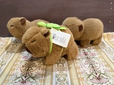 CAPYBARA Plush Bracelet Huggers Slap Wrist Brown LOT of 3