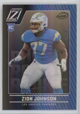 2022 Panini Zenith Rookies Artist Proof Silver 39/50 Zion Johnson Rookie RC 0dp1