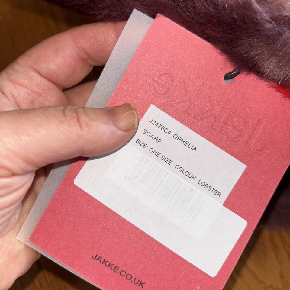 NUEVO AGOTADO Anthropologie Jakke Ofelia Icono Bufanda de Piel de Langosta Nueva con Etiquetas Foto 3 de 4