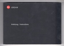 Leica M Typ 240 2013 Camera Instruction Manual / Guide In English  German