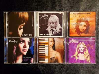 POP/ROCK 6-ALBUM CD BUNDLE - Adele Duffy Alicia Keys Lauryn Hill Norah Jones