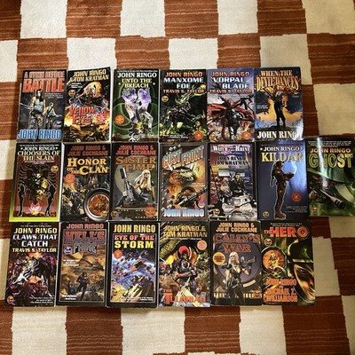 John Ringo lot of 19 Paperbacks Complete Legacy of the Aldenata Series 1-12+