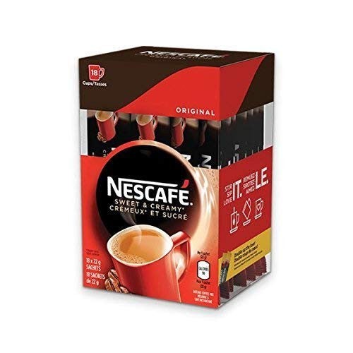 Nescafe Sweet & Creamy Original Sachets, 18ct x 22g, (Importiert aus Kanada) - Bild 4 von 5