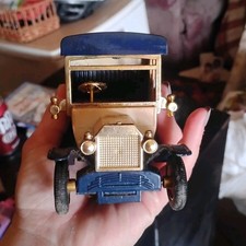 Pepsi Vintage Delivery Truck Bank Collectible Blue Gold Beige Soda Theme