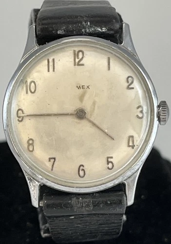 Vintage Mens Timex Mechanical Wristwatch WILL NOT RUN For Parts Or Repair H