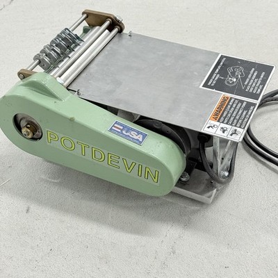 Potdevin LM6 Motorized Label Paster 6'' Electric Cold Glue Applicator Machine USA