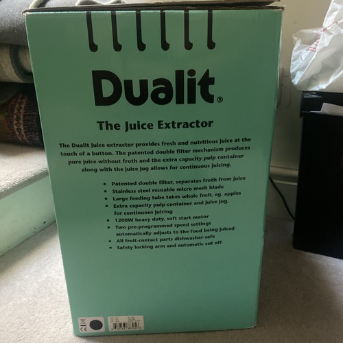 Dualit Heavy Duty Black Juice Extractor. Model DJE1 - Picture 11 of 11