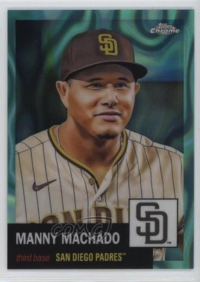 2022 Chrome Platinum Anniversary Aqua Lava Refractor 288/299 Manny Machado 0ui8