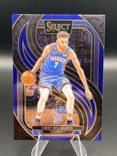 2024-25 Panini Select Blue Chet Holmgren Premier Oklahoma City Thunder #128 Card