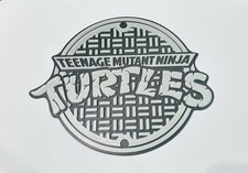 Decorative TMNT Teenage Mutant Ninja Turtles Sewer Manhole logo Sign Display