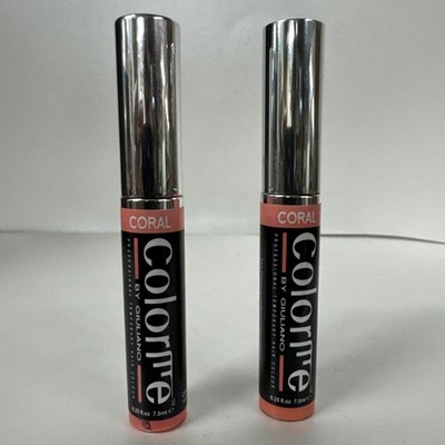 2 Pack Hair Mascara Temporary Hair Color Vibrant Root Touch-Up- CORAL.