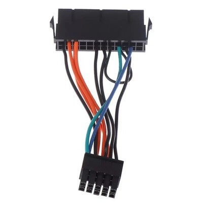 For Lenovo Motherboard ATX PSU Power Supply Adapter Cable 24 Female To 10 Pin