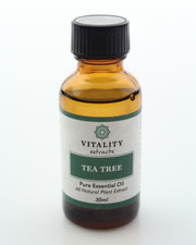 Vitality Extracts TEA TREE Pure Essential Oils - 30ml (No Dropper)