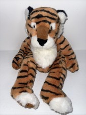 Vintage Russ Berrie TICKLES 1265 Bengal Tiger Weighted Plush Stuffed Animal 16