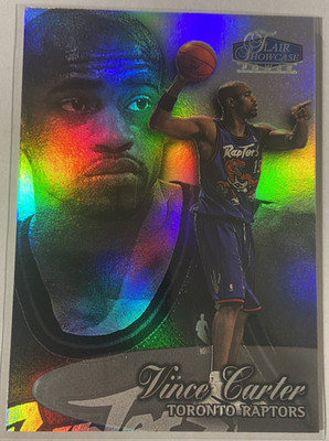 Vince Carter 1998-99 Flair Showcase Row 3 Power Rookie Card #25 RC Raptors